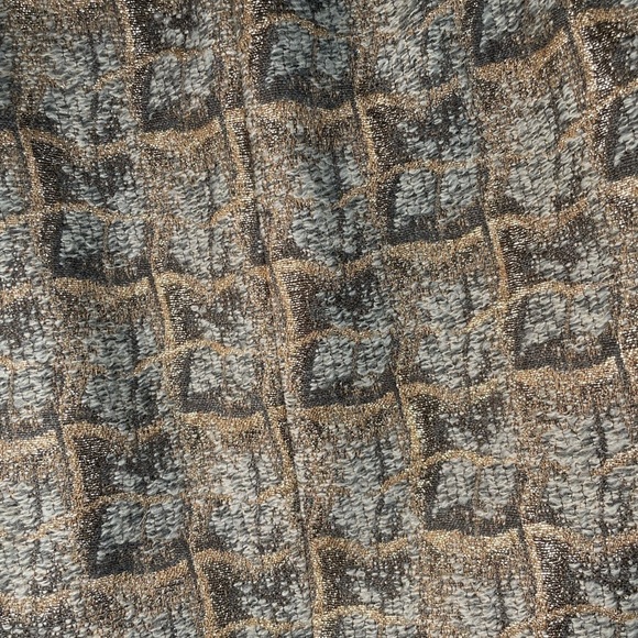 JULIANA COLLEZIONE Wool Mohair Blend TEXTURED Gold Fringe JACKET BLAZER Sz 2 - Picture 11 of 16